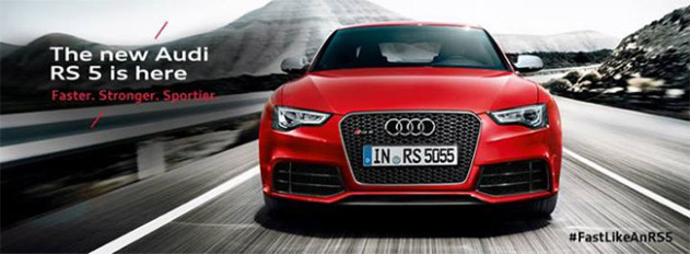 2013 Audi RS5 launched in India, priced at Rs. 96.81 lakh