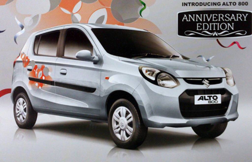 Maruti Suzuki Alto 800 Anniversary Edition Launched at Rs 3.12 Lakh