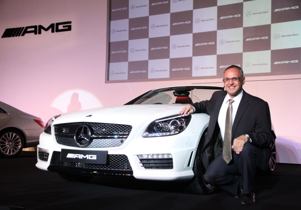 2014 Mercedes SLK 55 AMG Launched in India At Rs 1.26 crore