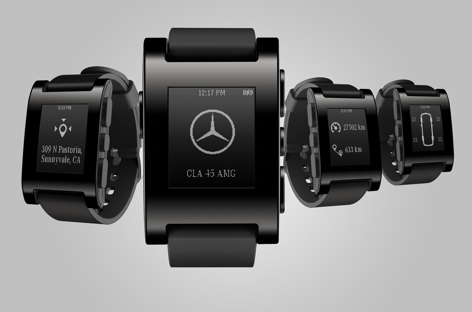 Mercedes reveals a smart watch that can talk to your car