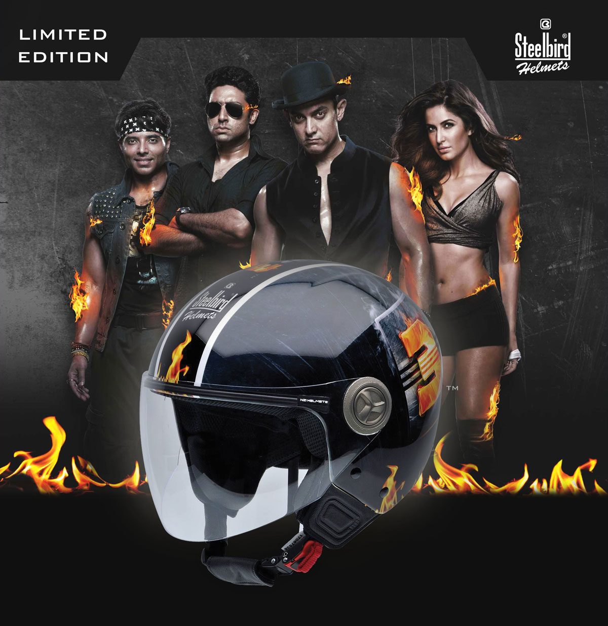 Steelbird launches Dhoom 3 helmets