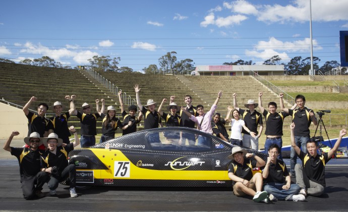 The team wants to inspire younger generations to work on solar cars 