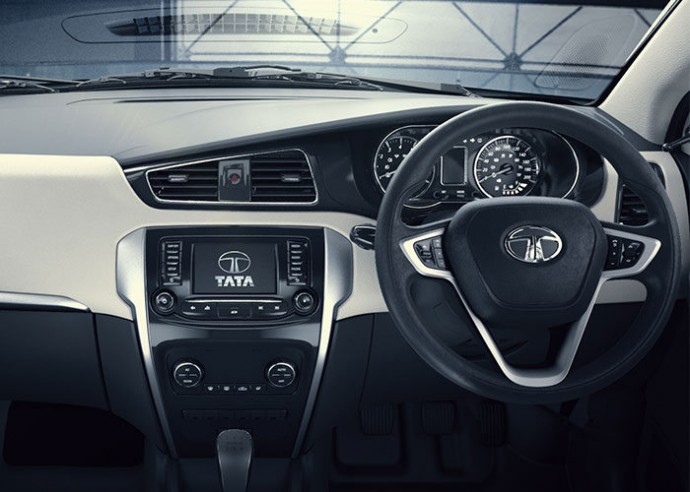 The classy interiors are first of its kind for Tata. 