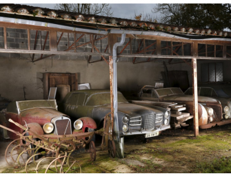 Vintage Cars Worth Millions Found Stacked Away in a 100-Year Old French Barn