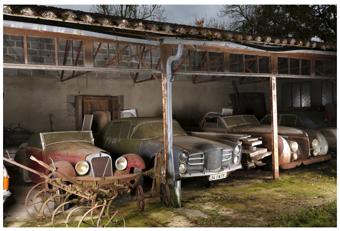 vintage cars in France