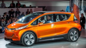 chevy bolt officially unveild at Detroit Motor Show