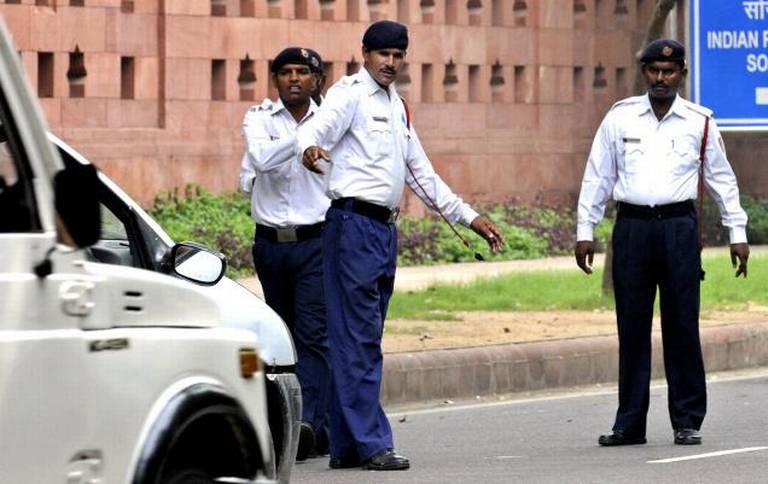 Delhi traffic police