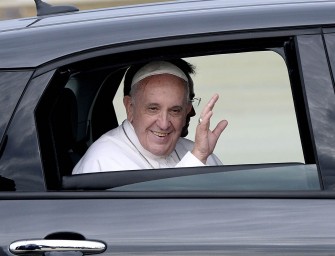 Pope Francis Rides in the Cutest Popemobile Ever